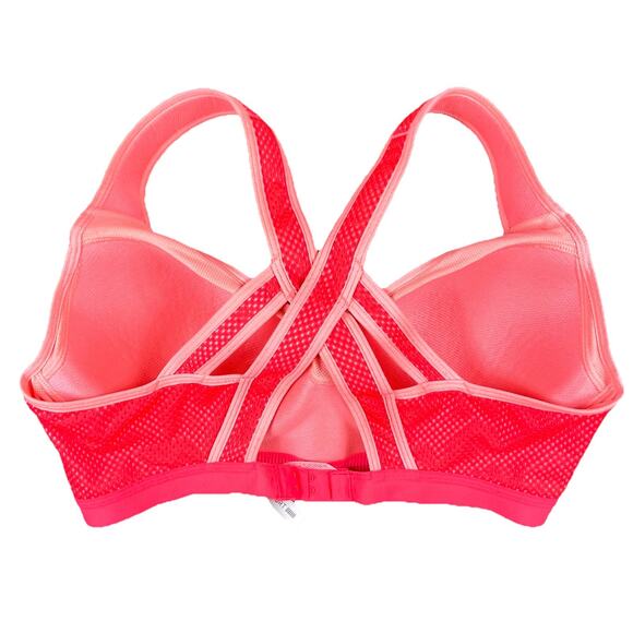 INCREDIBLE by Victoria's Secret Sports Bra Size 36D Pink Crossback Full Support - Picture 3 of 9